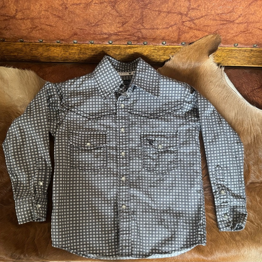 Cowboy Hardware Boys - Button-Down Shirt-XS